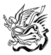 angel clip art white black