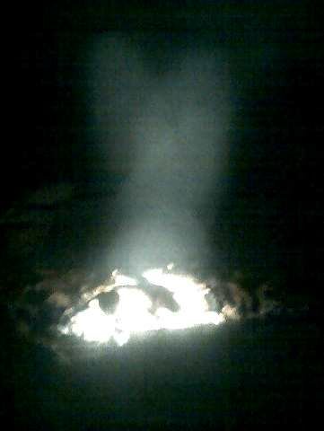 Angel of Fire Image: Smoke formed this angel!