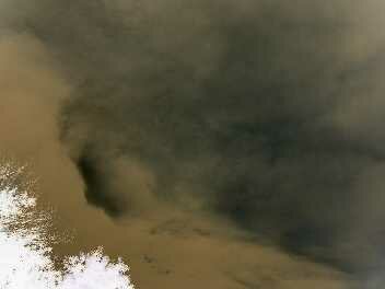 Cindy's cloud angel picture - negative