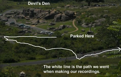 Devil's Den from Little Round Top and the Slaughter Pen area