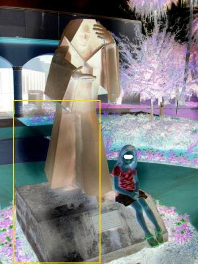 Ghost of Saint Leo Picture - Negative
