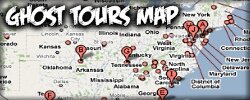 Ghost Tours Map