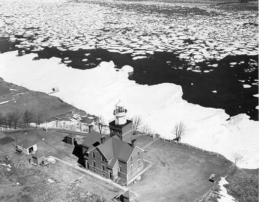 Haunted Big Bay Point Lighthouse - US Coast Guard Photo