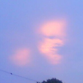 Close-up of the Face In The Sky...