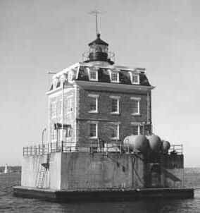 New London Ledge Lighthouse (haunted) - USCG photo