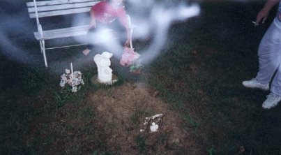 angels over a grave picture psychic experience