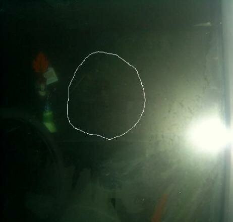 dad's reflection ghost picture