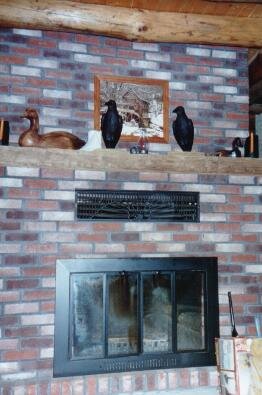fireplace ghost picture