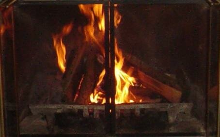 fireplace fire ghosts