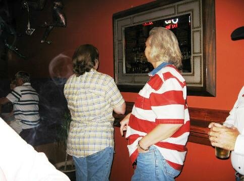 ghost behind aunt picture in Marshall, Texas
