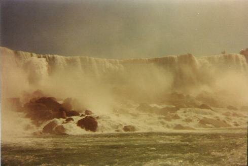lady in the falls picture