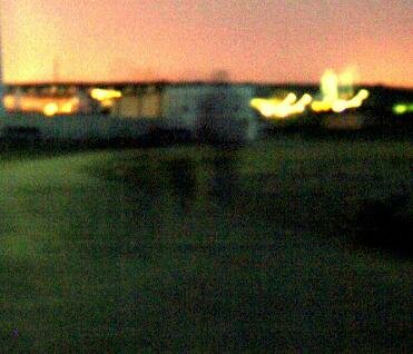man & dog light house ghost picture