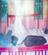 murder scene ghost picture