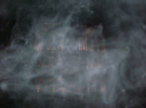 notre dame cathedral ghost photo