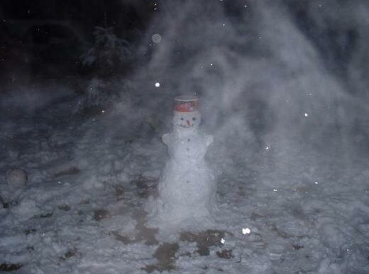 psychic SNOWMAN GHOST