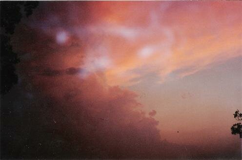 ghost picture sunset