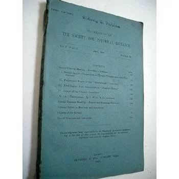 1883 Society for Psychical Research Book Image