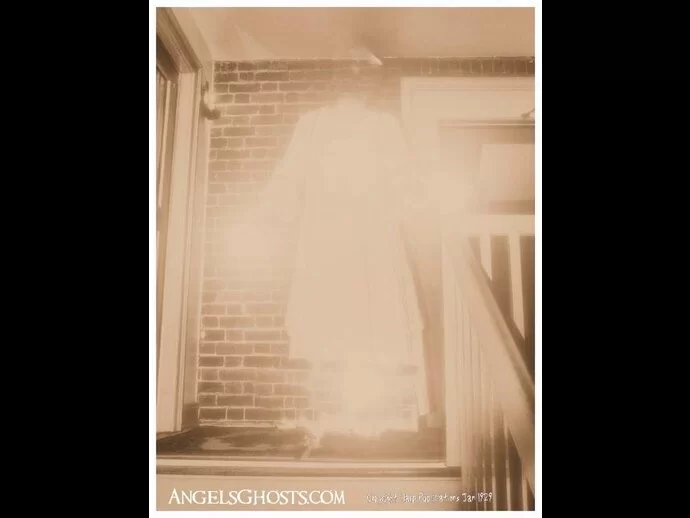 Fanham Wood Mill apparition ghost picture from 1929. An Angels & Ghosts Exclusive!