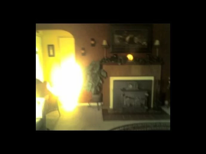 Possible photograph of an angel...a spirit in Blossom's living room.