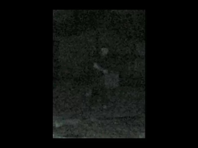 Close-up of the disembodied apparition