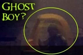 Ghost Boy in Toy Car