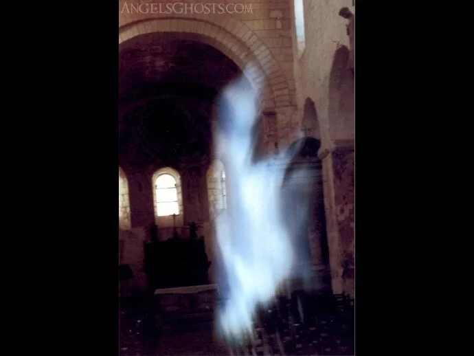 Original spirit photo taken in Lavardin Church...
