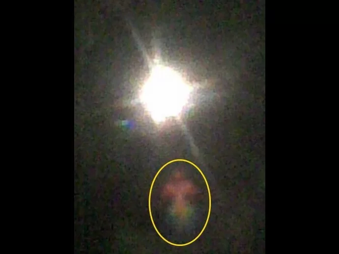 Lunar Eclipse Angel Picture