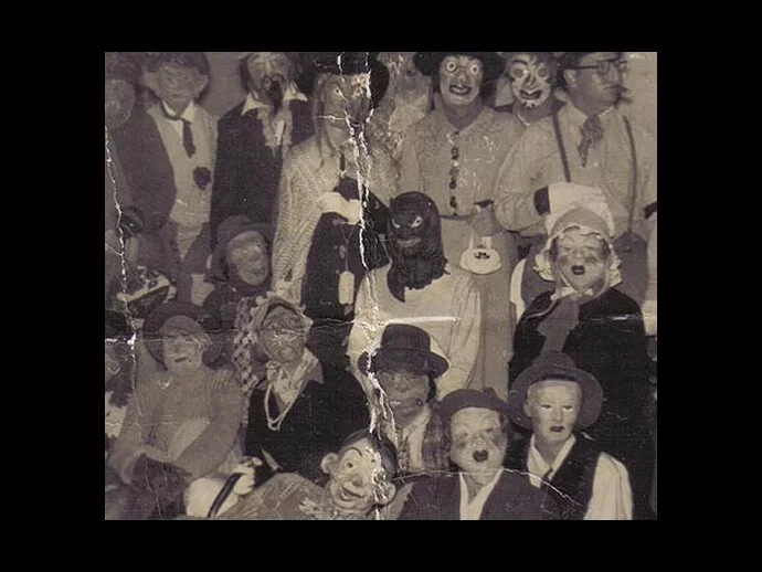 Old Halloween Ghost Picture - Costumes