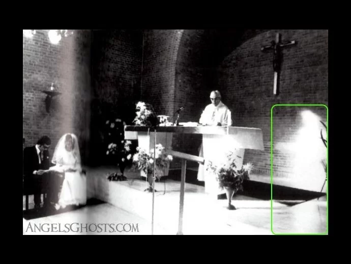 One of two known photos of the angel sighting...