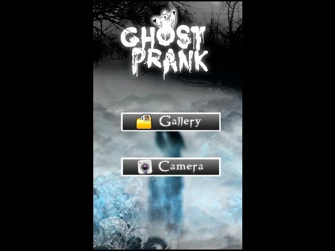 The Ghost Prank smartphone app used to create fake ghosts...