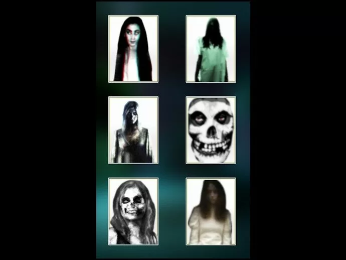 Examples of the apps' fake ghosts...